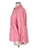 Style&Co Polka Dots Pink Long Sleeve Button-Down Shirt Size XL - photo 5