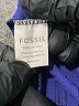 Fossil 100% Polyester Blue Casual Skirt Size M - photo 6