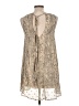 Audrey 3+1 Paisley Tan Cocktail Dress Size L (estimated) - photo 2