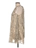 Audrey 3+1 Paisley Tan Cocktail Dress Size L (estimated) - photo 5