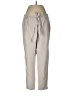 Ellen Tracy Solid Gray Linen Pants Size M - photo 1