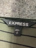 Express Stripes Gray Green Casual Dress Size S - photo 4