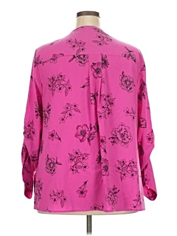 Lane Bryant Outlet Long Sleeve Blouse (view 2)