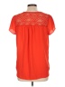 Meraki 100% Polyester Orange Short Sleeve Blouse Size L - photo 2