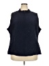 Basic Editions 100% Cotton Blue Vest Size 2X - photo 1