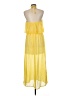 Speechless 100% Polyester Chevron-herringbone Yellow Casual Dress Size M - photo 2