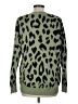 Shein 100% Acrylic Animal Print Green Pullover Sweater Size M - photo 2