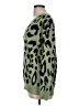 Shein 100% Acrylic Animal Print Green Pullover Sweater Size M - photo 5