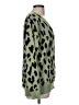 Shein 100% Acrylic Animal Print Green Pullover Sweater Size M - photo 4