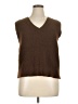 Pieces Brown Sweater Vest Size XL - photo 1