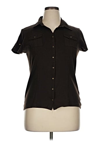 Style&Co Short Sleeve Blouse (view 1)