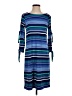 Cupio Stripes Blue Casual Dress Size S - photo 1