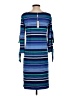 Cupio Stripes Blue Casual Dress Size S - photo 2