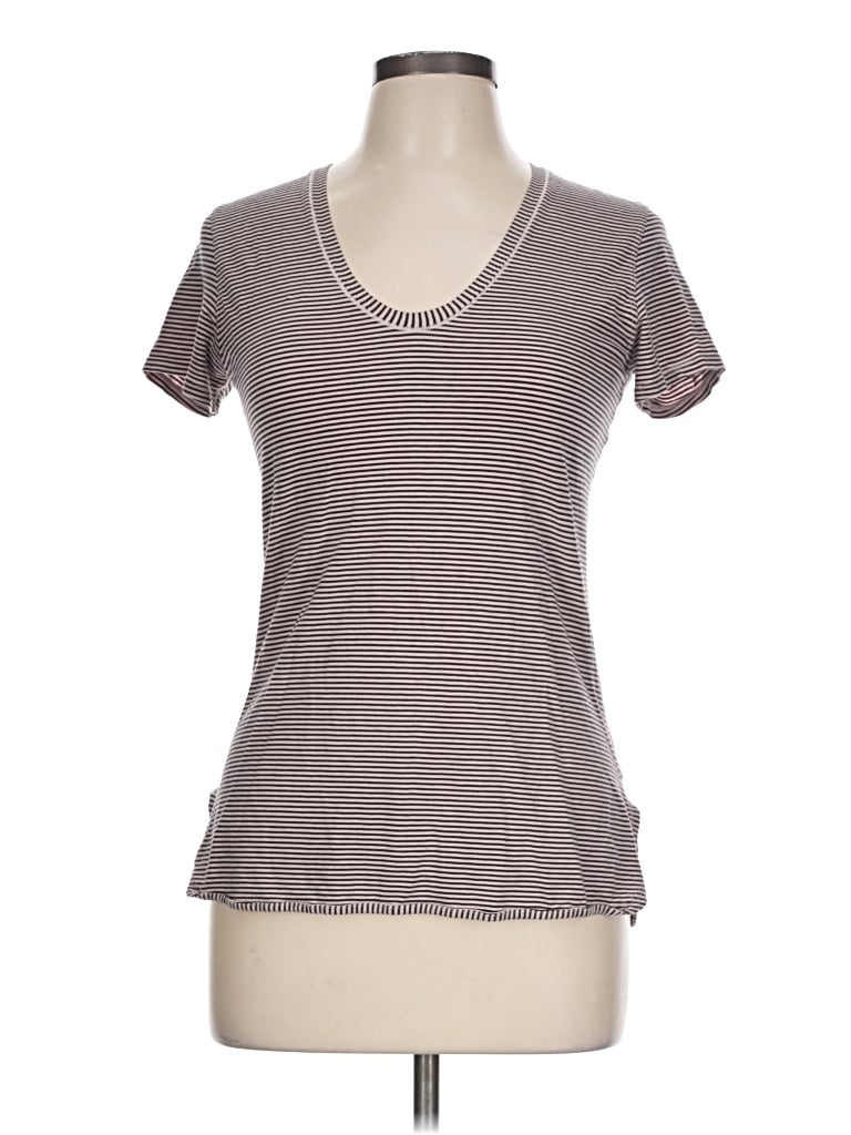 Pre-owned Lululemon Athletica Short Sleeve T-shirt In Gray