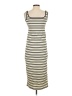 Shein Stripes Ivory Casual Dress Size 4 - photo 2