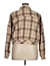 Unbranded 100% Polyester Plaid Brown Long Sleeve Blouse Size XL - photo 2