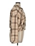 Unbranded 100% Polyester Plaid Brown Long Sleeve Blouse Size XL - photo 4