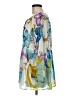 Suzanne Betro Blue 3/4 Sleeve Blouse Size M - photo 5