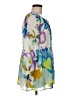 Suzanne Betro Blue 3/4 Sleeve Blouse Size M - photo 4