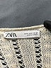 Zara 100% Polyester Ivory Casual Dress Size S - photo 7