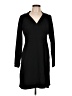 Athleta Solid Black Casual Dress Size L - photo 1