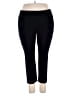 Avenue Solid Black Active Pants Size 18 Petite - photo 1