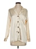 Topshop Ivory Long Sleeve Blouse Size 4 - photo 1