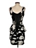 Chocolate Floral Black Cocktail Dress Size S - photo 2