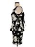 Chocolate Floral Black Cocktail Dress Size S - photo 5