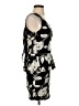 Chocolate Floral Black Cocktail Dress Size S - photo 4