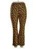 IMAN Animal Print Gold Casual Pants Size L - photo 2