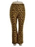 IMAN Animal Print Gold Casual Pants Size L - photo 1