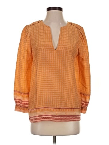 Joie 3/4 Sleeve Silk Top (view 1)