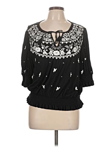Lauren by Ralph Lauren 3/4 Sleeve Blouse (view 1)