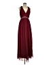 Bee Darlin 100% Polyester Burgundy Cocktail Dress Size 9/10 - photo 1