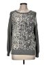 Joie Animal Print Gray Pullover Sweater Size M - photo 1