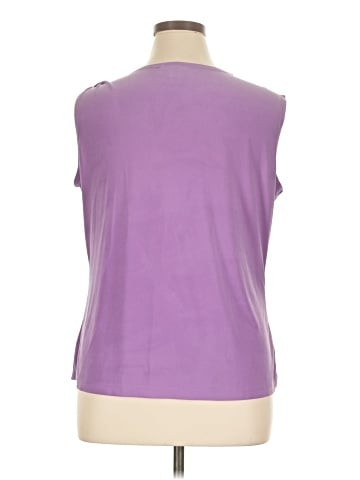 Roz & Ali Sleeveless Blouse (view 2)