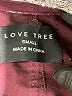 Love Tree 100% Cotton Burgundy Jacket Size S - photo 6