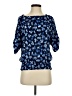 MICHAEL Michael Kors Blue 3/4 Sleeve Blouse Size S - photo 1
