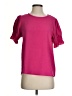Les Amis 100% Polyester Pink Short Sleeve Blouse Size S - photo 1