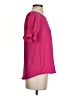 Les Amis 100% Polyester Pink Short Sleeve Blouse Size S - photo 4