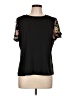 Shein Floral Black Short Sleeve T-Shirt Size L - photo 1