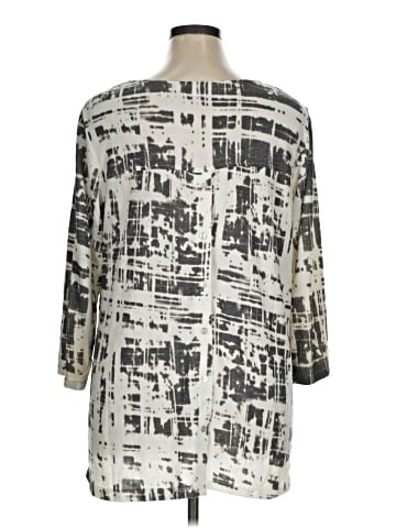 Rose + Olive 3/4 Sleeve Blouse (view 2)