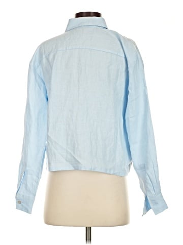 Ann Taylor Long Sleeve Button-Down Shirt (view 2)