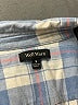 Well Worn 100% Viscose Plaid Blue Long Sleeve Button-Down Shirt Size S - photo 7