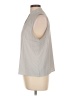 Unbranded 100% Polyester Gray Sleeveless Blouse Size L - photo 5
