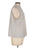 Unbranded 100% Polyester Gray Sleeveless Blouse Size L - photo 4