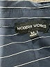 Assorted Brands Stripes Black Blue Long Sleeve Blouse Size M - photo 7