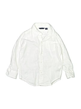 Janie And Jack Long Sleeve Button Down Shirt