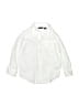 Janie and Jack Solid White Long Sleeve Button-Down Shirt Size 2T - photo 1